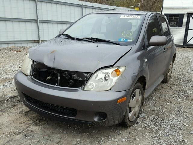 JTKKT624740076543 - 2004 TOYOTA SCION XA GRAY photo 2