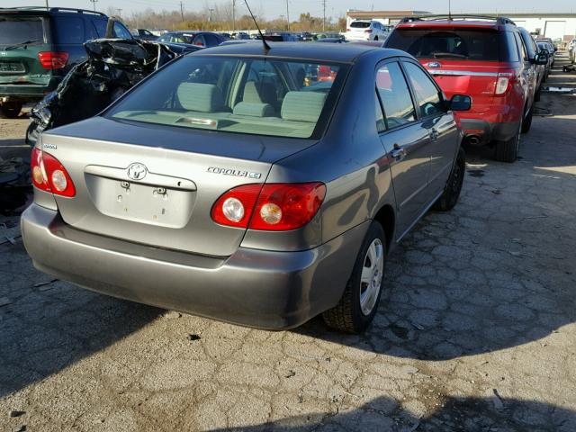 2T1BR32E35C504273 - 2005 TOYOTA COROLLA CE GRAY photo 4