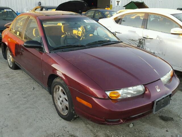 1G8ZF52832Z252405 - 2002 SATURN SL BURGUNDY photo 1