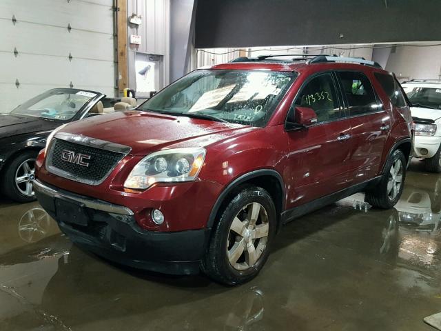 1GKLRMED2AJ193158 - 2010 GMC ACADIA SLT წითელი ფოტო 2