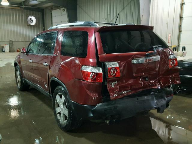 1GKLRMED2AJ193158 - 2010 GMC ACADIA SLT წითელი ფოტო 3