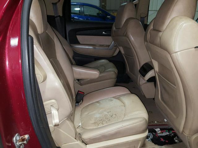 1GKLRMED2AJ193158 - 2010 GMC ACADIA SLT წითელი ფოტო 6