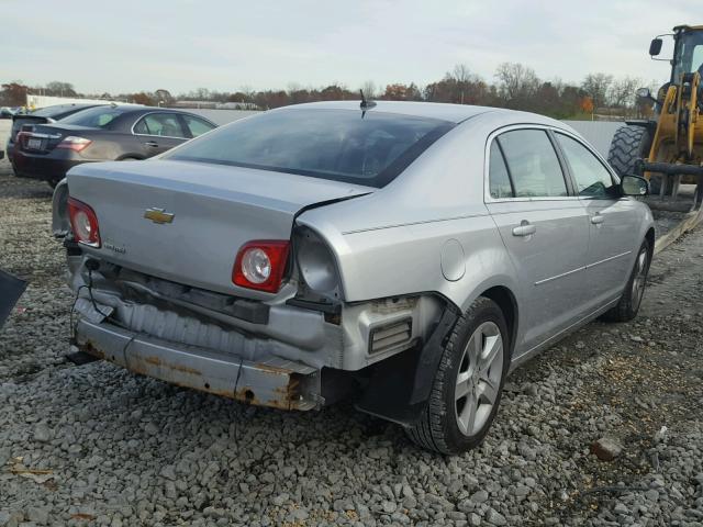 1G1ZB5E10BF197163 - 2011 CHEVROLET MALIBU LS SILVER photo 4