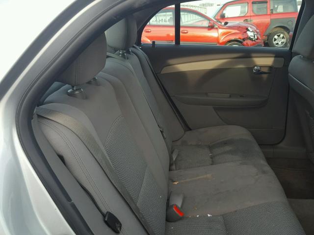 1G1ZB5E10BF197163 - 2011 CHEVROLET MALIBU LS SILVER photo 6