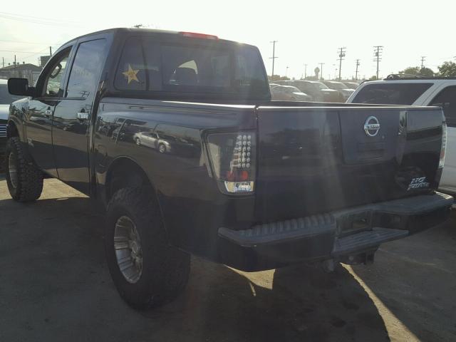 1N6AA07A57N227159 - 2007 NISSAN TITAN XE BLACK photo 3