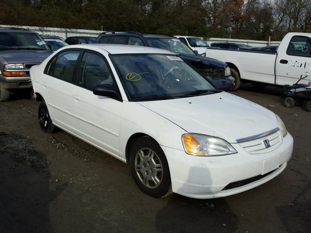 2HGES16692H612327 - 2002 HONDA CIVIC LX WHITE photo 1