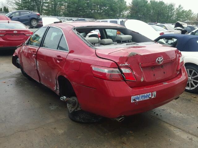 4T1BK46K97U042636 - 2007 TOYOTA CAMRY NEW RED photo 3