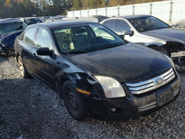 3FAHP07Z48R101580 - 2008 FORD FUSION SE BLACK photo 1