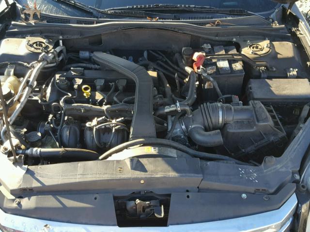 3FAHP07Z48R101580 - 2008 FORD FUSION SE BLACK photo 7