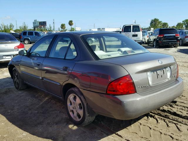 3N1CB51D94L901272 - 2004 NISSAN SENTRA 1.8 GRAY photo 3