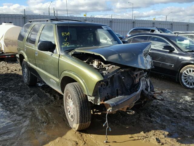 1GKDT13W81K235190 - 2001 GMC JIMMY GREEN photo 1