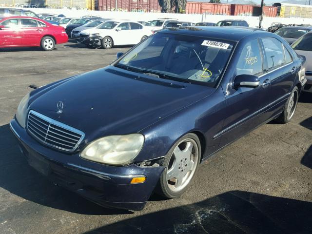 WDBNG70J31A165876 - 2001 MERCEDES-BENZ S 430 PURPLE photo 2