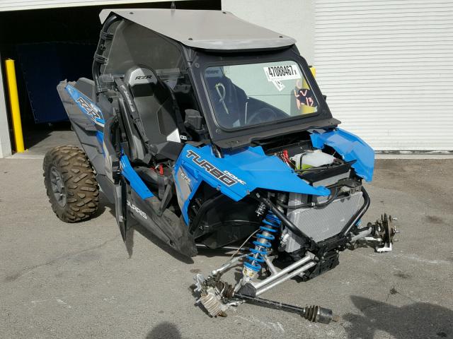 3NSVDE923JF939768 - 2018 POLARIS RZR XP TUR BLUE photo 1