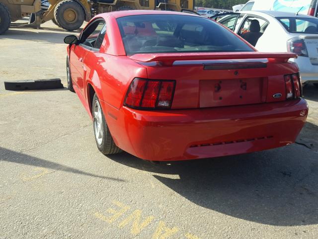 1FAFP406X4F172434 - 2004 FORD MUSTANG RED photo 3