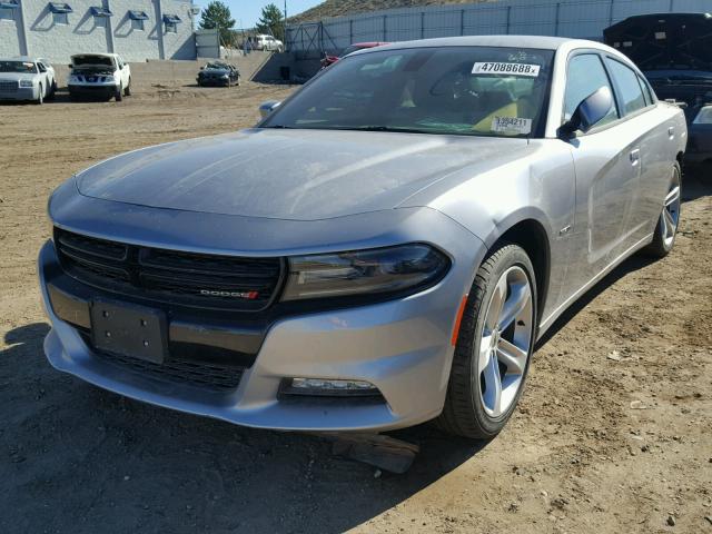 2C3CDXCT0HH509999 - 2017 DODGE CHARGER R/ SILVER photo 2