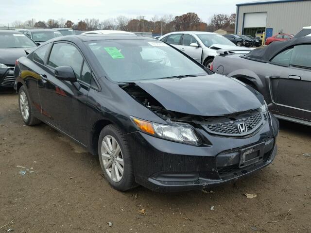 2HGFG3B80CH538998 - 2012 HONDA CIVIC EX BLACK photo 1