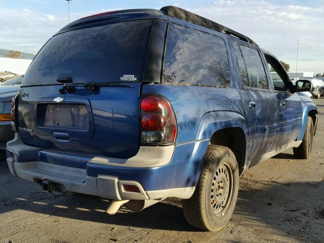 1GNET16S356136596 - 2005 CHEVROLET TRAILBLAZE BLUE photo 4