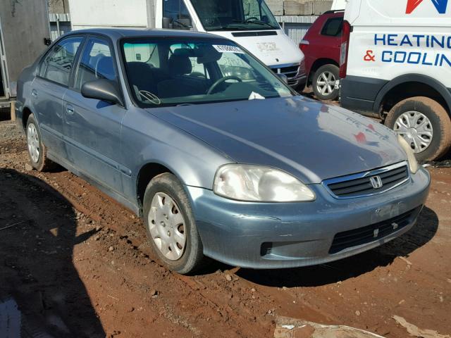 2HGEJ6616YH500159 - 2000 HONDA CIVIC BASE SILVER photo 1