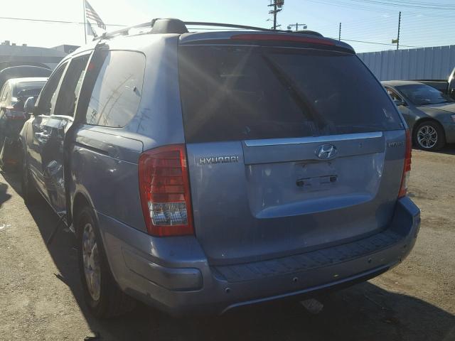 KNDMC233076026406 - 2007 HYUNDAI ENTOURAGE BLUE photo 3