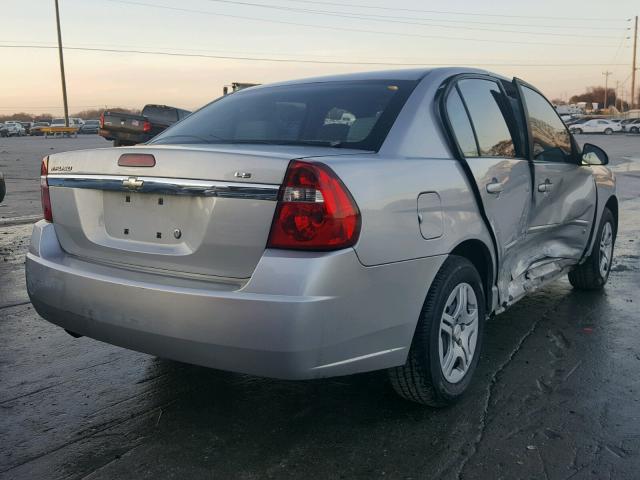 1G1ZS58F77F133393 - 2007 CHEVROLET MALIBU LS SILVER photo 4