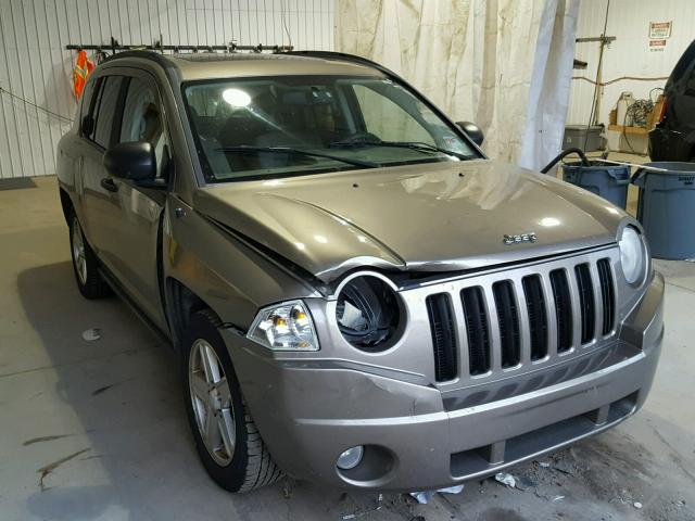 1J8FT47W67D112512 - 2007 JEEP COMPASS TAN photo 1