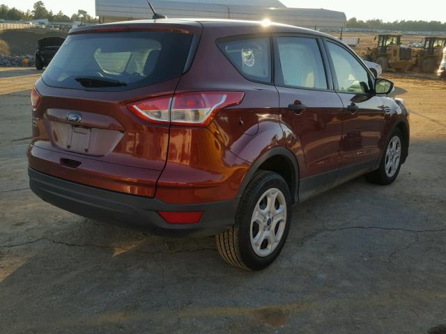 1FMCU0F7XGUC85827 - 2016 FORD ESCAPE S ORANGE photo 4