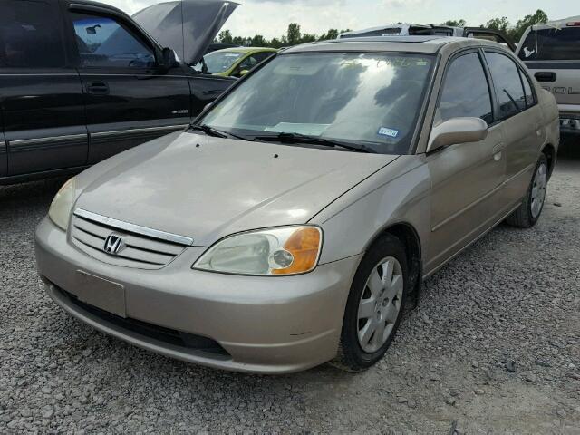 1HGES26772L010527 - 2002 HONDA CIVIC SILVER photo 2