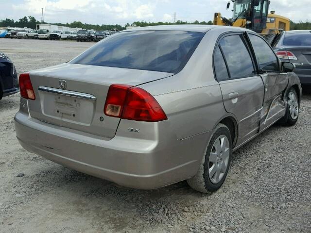 1HGES26772L010527 - 2002 HONDA CIVIC SILVER photo 4