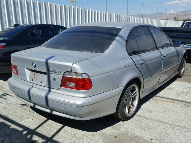 WBADN63432GN85863 - 2002 BMW 540 I AUTO SILVER photo 4