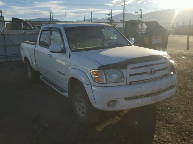 5TBDT48124S444392 - 2004 TOYOTA TUNDRA DOU WHITE photo 1