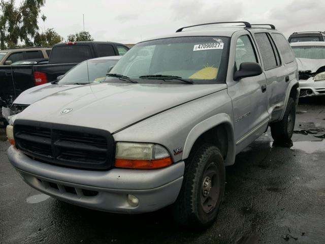 1B4HS28Y2WF156093 - 1998 DODGE DURANGO BROWN photo 2