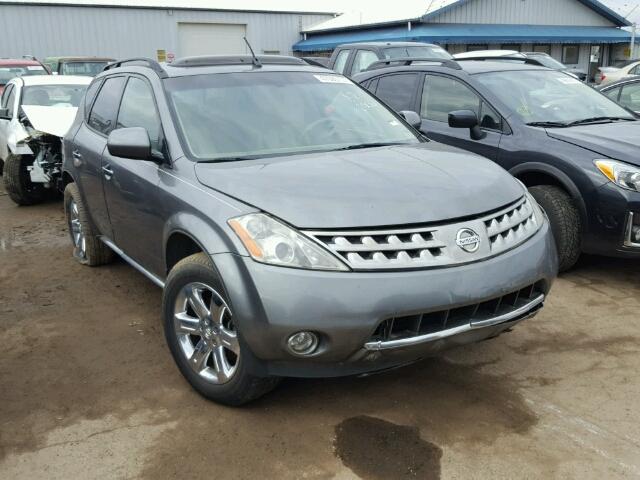 JN8AZ08W06W528215 - 2006 NISSAN MURANO GRAY photo 1