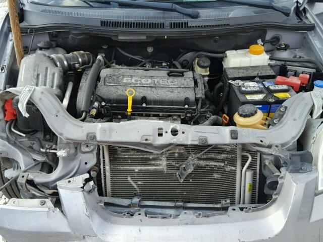 KL1TD5DE0AB124691 - 2010 CHEVROLET AVEO LS GRAY photo 7