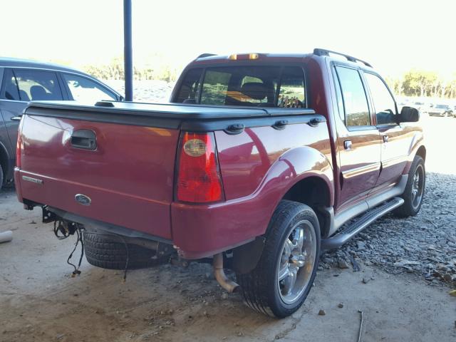 1FMZU67E13UC83601 - 2003 FORD EXPLORER S RED photo 4