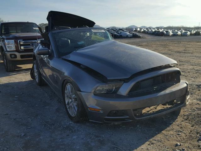 1ZVBP8EM0E5309165 - 2014 FORD MUSTANG GRAY photo 1