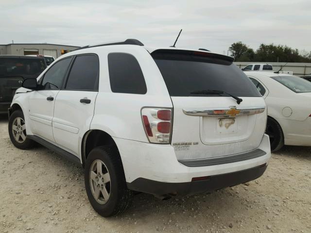 2CNDL13F276251968 - 2007 CHEVROLET EQUINOX LS WHITE photo 3