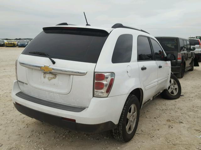 2CNDL13F276251968 - 2007 CHEVROLET EQUINOX LS WHITE photo 4