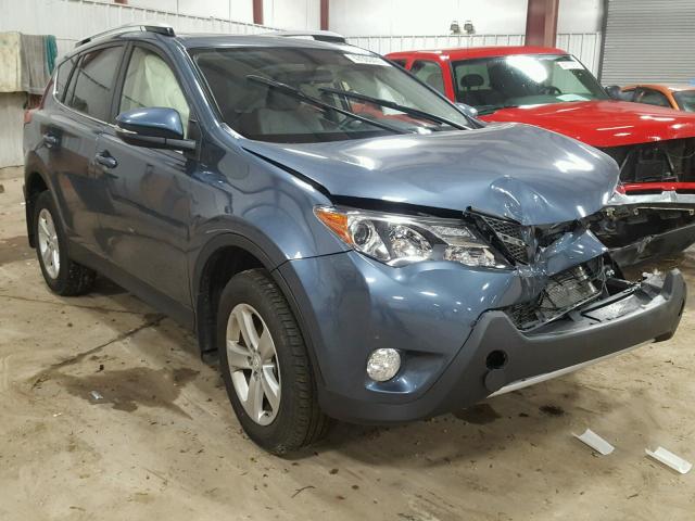 JTMRFREVXD5022157 - 2013 TOYOTA RAV4 XLE BLUE photo 1