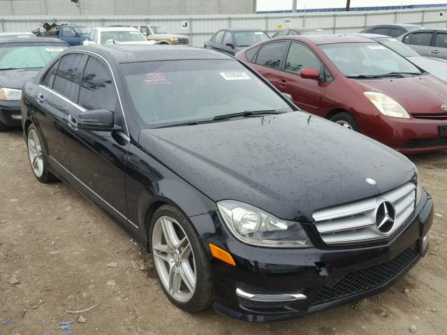 WDDGF8ABXDR280111 - 2013 MERCEDES-BENZ C 300 4MAT BLACK photo 1