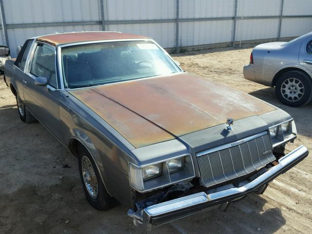 1G4GM47A5FP200859 - 1985 BUICK REGAL LIMI GRAY photo 1
