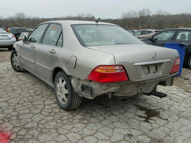 JH4KA96682C008160 - 2002 ACURA 3.5RL SILVER photo 3