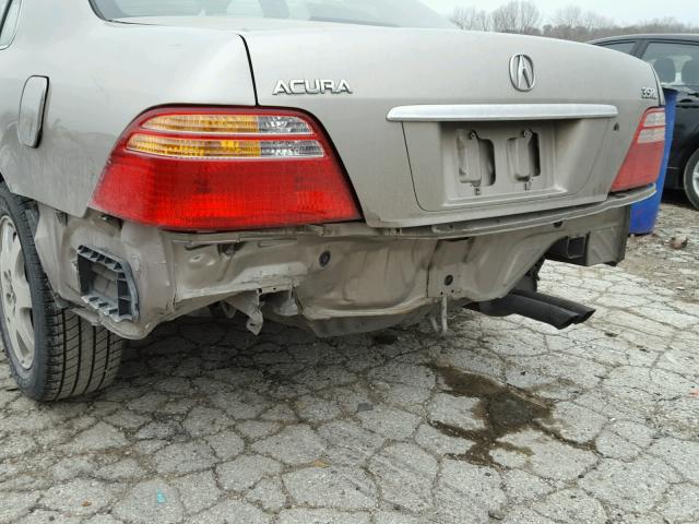 JH4KA96682C008160 - 2002 ACURA 3.5RL SILVER photo 9