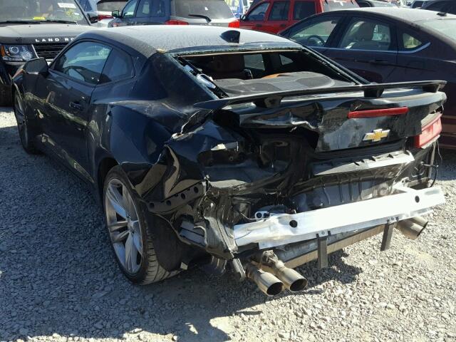 1G1FH1R75G0162489 - 2016 CHEVROLET CAMARO SS Negro foto 3