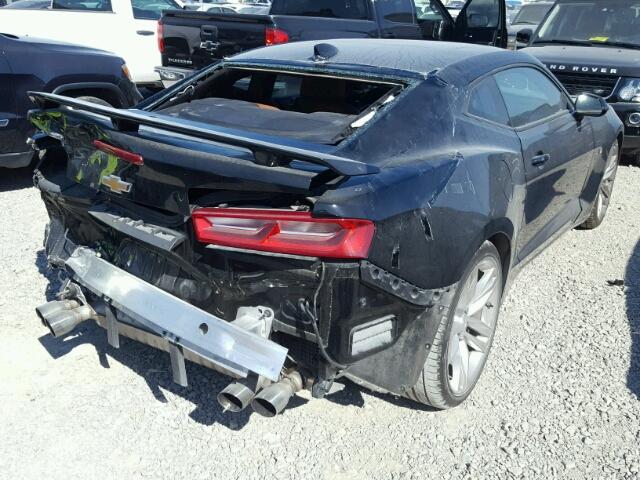 1G1FH1R75G0162489 - 2016 CHEVROLET CAMARO SS Negro foto 4