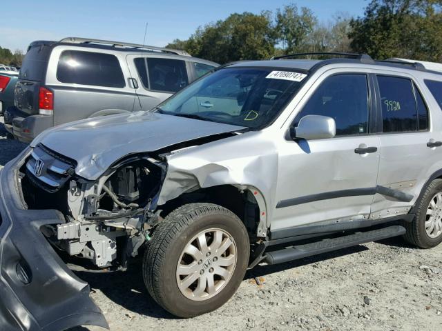 SHSRD78866U414854 - 2006 HONDA CR-V EX SILVER photo 9