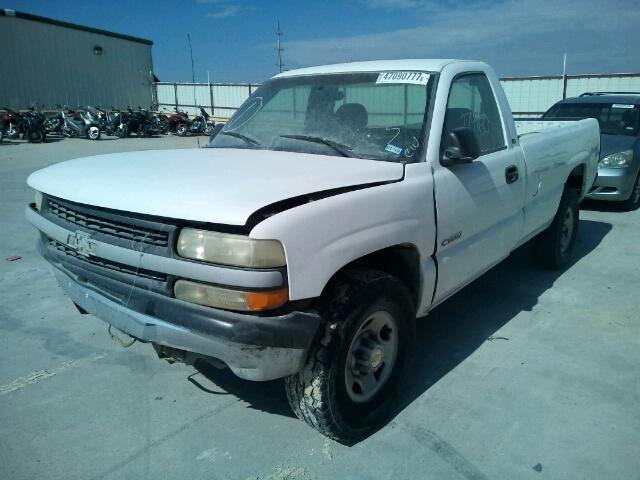 1GCGC24U3XE254619 - 1999 CHEVROLET SILVERADO WHITE photo 2