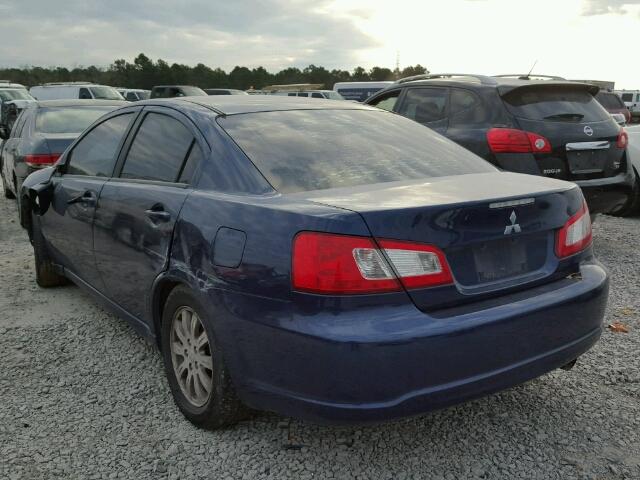 4A3AB36F49E023662 - 2009 MITSUBISHI GALANT ES BLUE photo 3