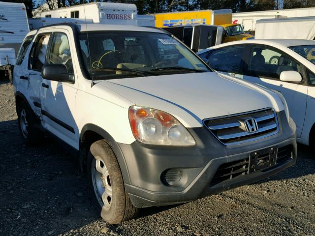 SHSRD78536U440785 - 2006 HONDA CR-V LX WHITE photo 1