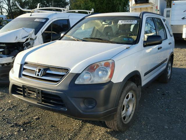 SHSRD78536U440785 - 2006 HONDA CR-V LX WHITE photo 2