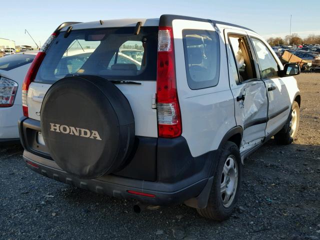 SHSRD78536U440785 - 2006 HONDA CR-V LX WHITE photo 4